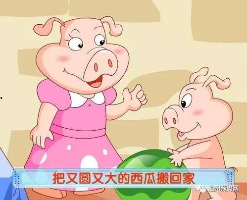 吃瓜小猪图文并茂,趣味图文大集合