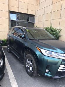 网红汉兰达改色,个性改色演绎时尚新篇章